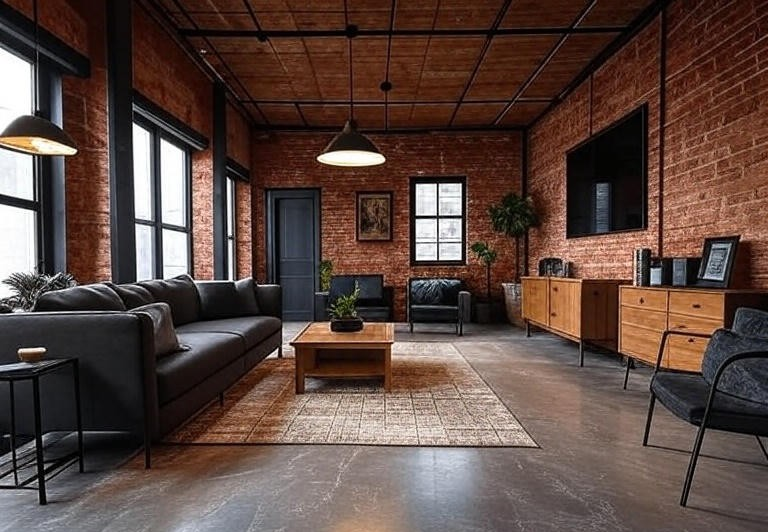 Inspirasi Karpet untuk Rumah Industrial